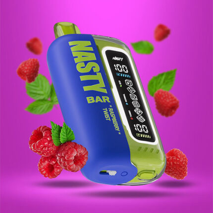 Nasty Bar XL DR20Ki 20 000 Puffs Disposable 5% - Raspberry Twist.jpeg