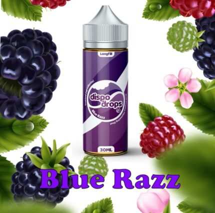 Dispo Drops - Blue Razz 120ml 2mg