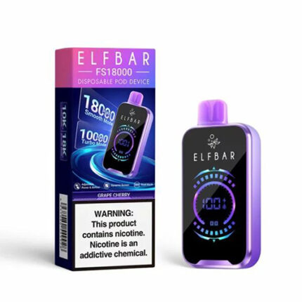 Elf Bar FS18000 Puffs Disposable - Grape Cherry