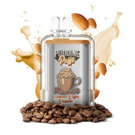 Pudding Puffs QS8000 Puffs 5% - Almond Coffee Crumble
