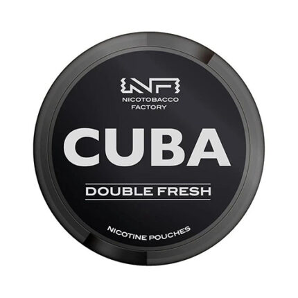 Cuba Black Snus - Double Fresh Nicotine Pouches 43mg