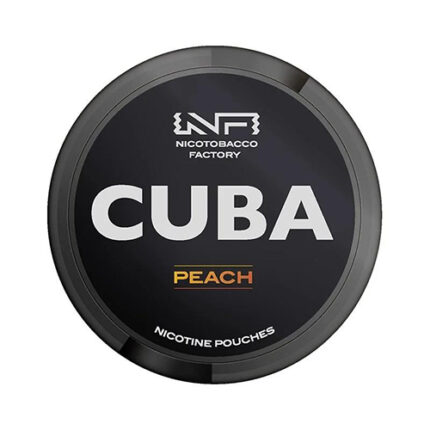 Cuba Black Snus - Peach Nicotine Pouches 43mg