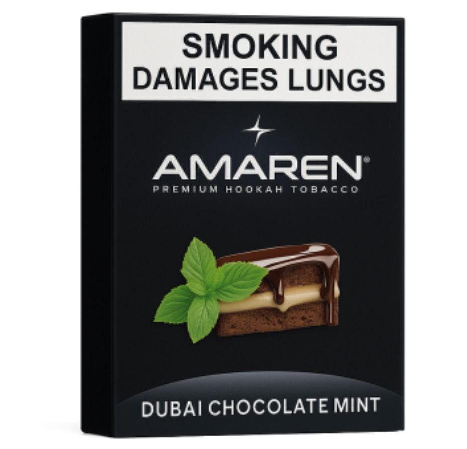 Amaren Hookah Flavour - Dubai Chocolate Mint 50g