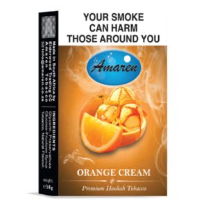 Amaren Hookah Flavour – Orange Cream 50g shisha tobacco with sweet citrus orange and creamy vanilla blend