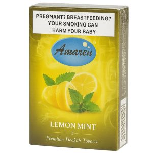 Amaren Hookah Flavour – Lemon Mint 50g shisha tobacco | refreshing citrus lemon and cooling mint blend for smooth hookah sessions