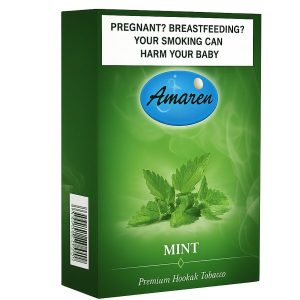 Amaren Hookah Flavour – Mint 50g shisha tobacco | cool and refreshing mint flavour for a smooth hookah experience